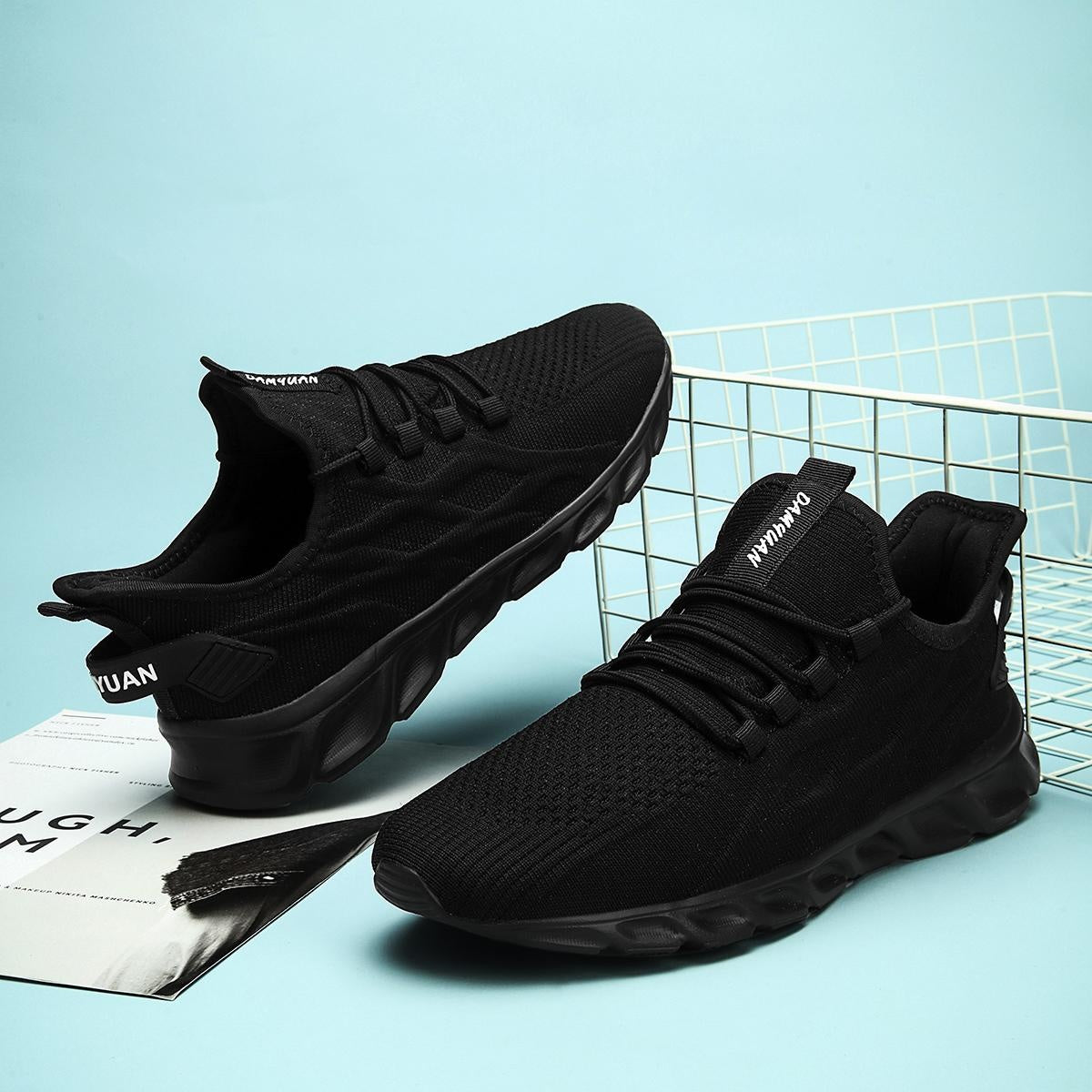 Damyuan Men Sneakers Lightweight Sport Running Comfort Casual Walking Shoes