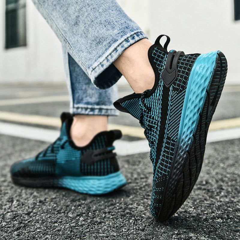 Damyuan Men Sport Running Shoes Casual Athletic Mesh Non Slip Gym Sneakers Lightweight Walking Cool Shoes
