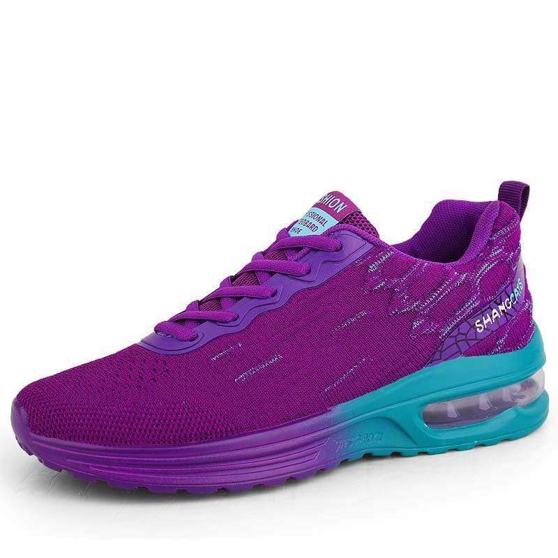 Damyuan Purple / 35 Fashion Air Cushion Women Sneakers Casual Outdoor Running Shoes Flat Shoes