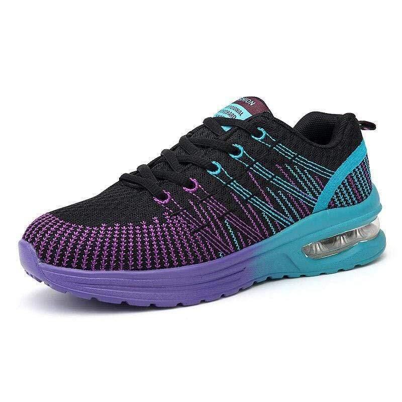 Damyuan Black / 35 Fashion Air Cushion Women Sneakers Casual Outdoor Running Shoes Flat Shoes