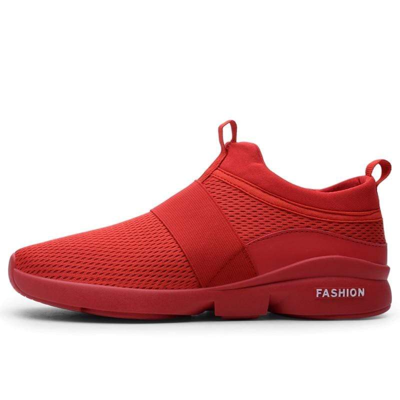 Damyuan Red / 35 Fashion Flat Casual Shoes for Men Mesh Breathable Walking Shoes Sneaker Wholesale Tenis