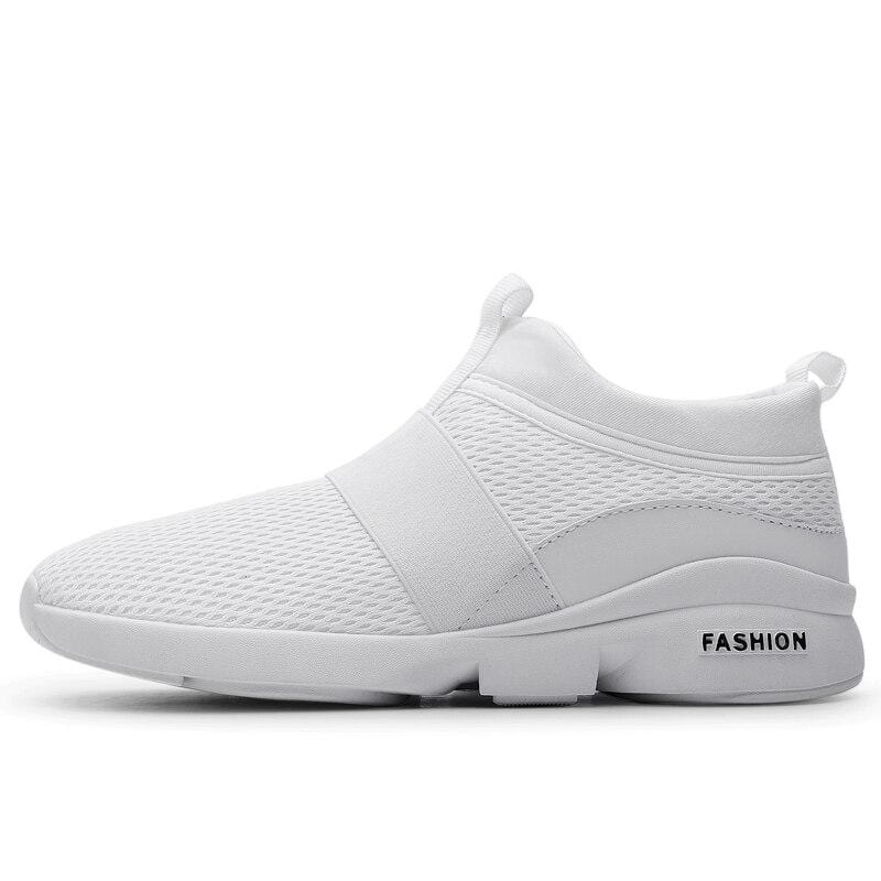 Damyuan White / 35 Fashion Flat Casual Shoes for Men Mesh Breathable Walking Shoes Sneaker Wholesale Tenis
