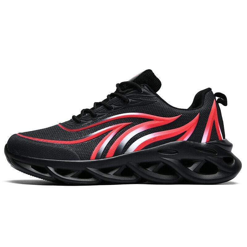 Damyuan UK6-EU39 / Black Red Men's Casual Outdoor Trainers Running Jogging Athletic Shoes Non-slip Sneakers