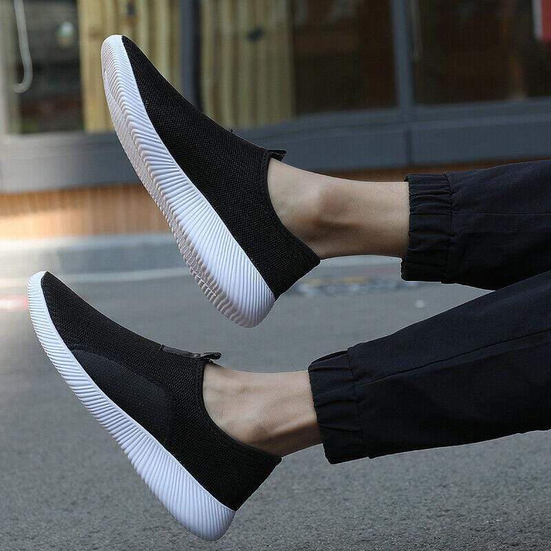 Damyuan Men's Casual  Running Sneakers Slip on Tennis Outdoor Travel Comfort Shoes