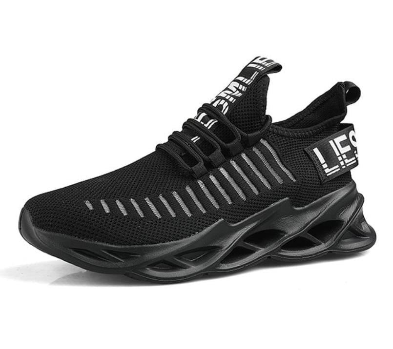 Damyuan Black / US8-EU41 Men's Fashion Athletic Running Sneakers Outdoor Sports Casual Tennis Shoes