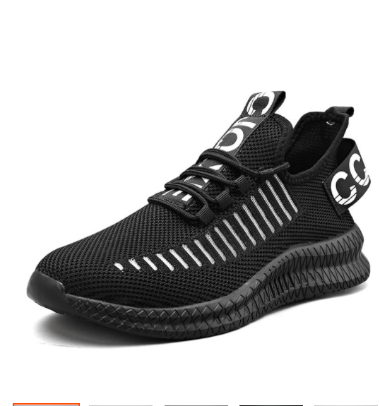 Damyuan Black / 39 Men's Fashion Sports Running Tennis Shoes Athletic Jogging Sneakers Walking Shoes