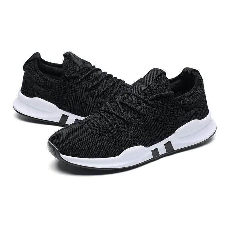 Damyuan Black White / US8/EU41 Men‘s Lightweight Casual  Tennis Sneakers Running Jogging Shoes Sports Training