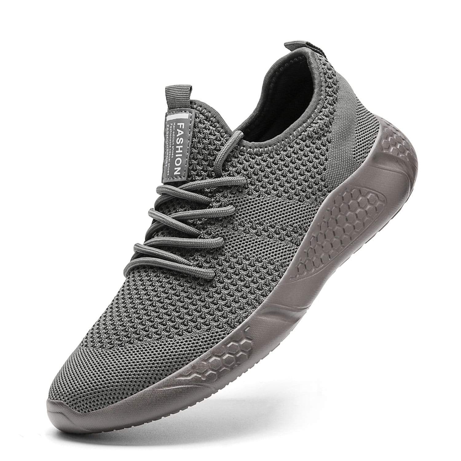 Damyuan grey / 39 Mens Women's Trainers Running Shoes Gym Sport Fitness Sneakers