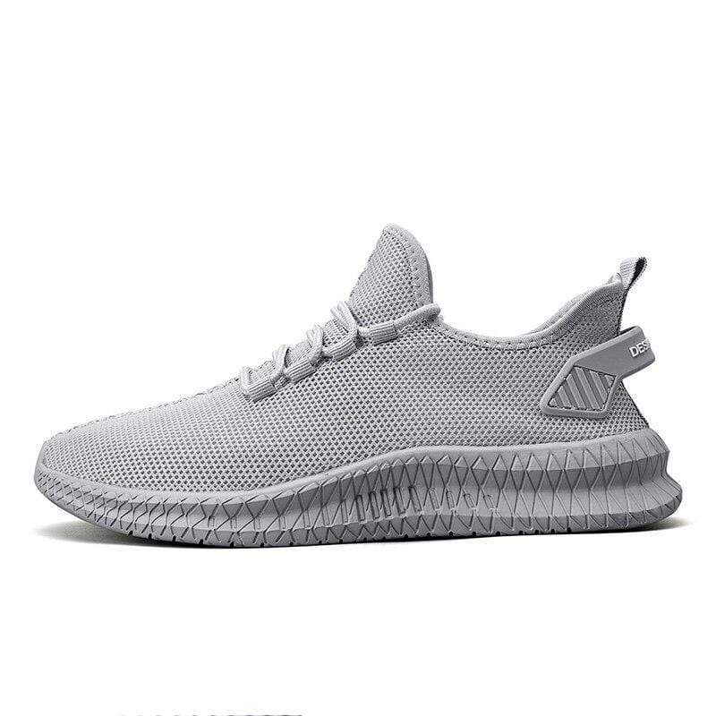 Damyuan Gray / 39 New Casual Shoes Men's Mesh Breathable Non-slip Wear-resistant Outdoor Sports Shoes White Designer Heightened Sneakers
