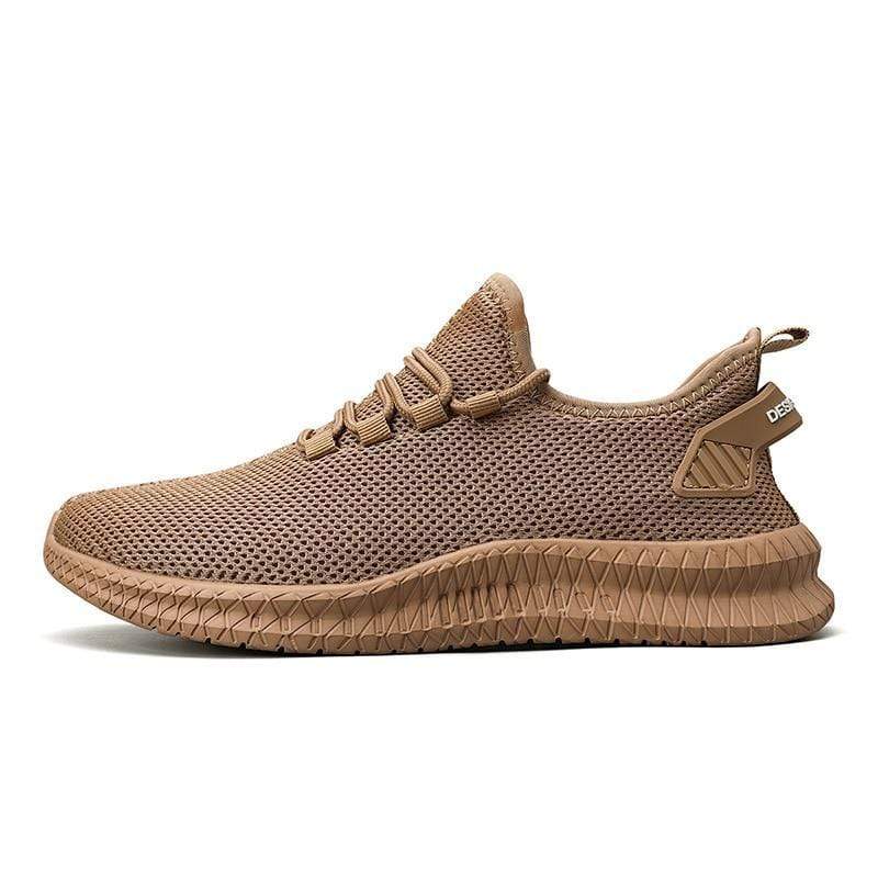 Damyuan Brown / 39 New Casual Shoes Men's Mesh Breathable Non-slip Wear-resistant Outdoor Sports Shoes White Designer Heightened Sneakers