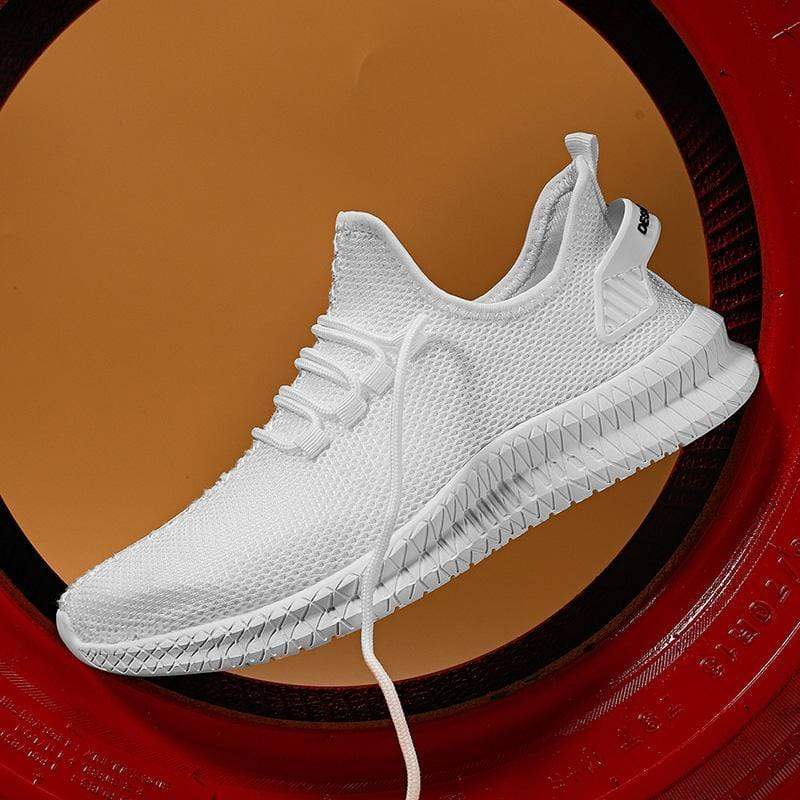 Damyuan New Casual Shoes Men's Mesh Breathable Non-slip Wear-resistant Outdoor Sports Shoes White Designer Heightened Sneakers