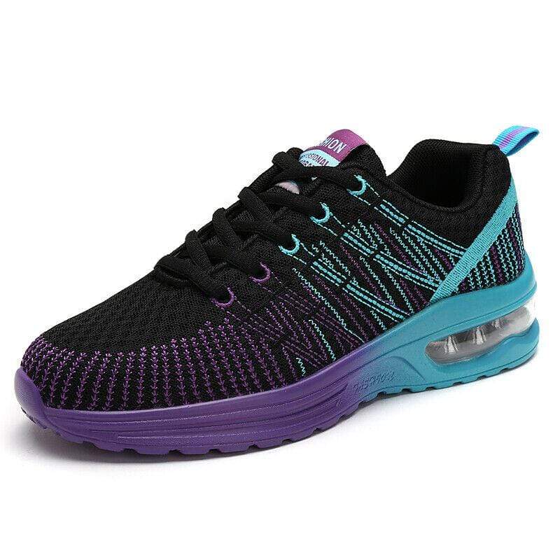Damyuan Purple / US6.5=EU37 Women's Air Cushion Casual Shoes Running Non-slip Athletic Tennis Sneakers Gym
