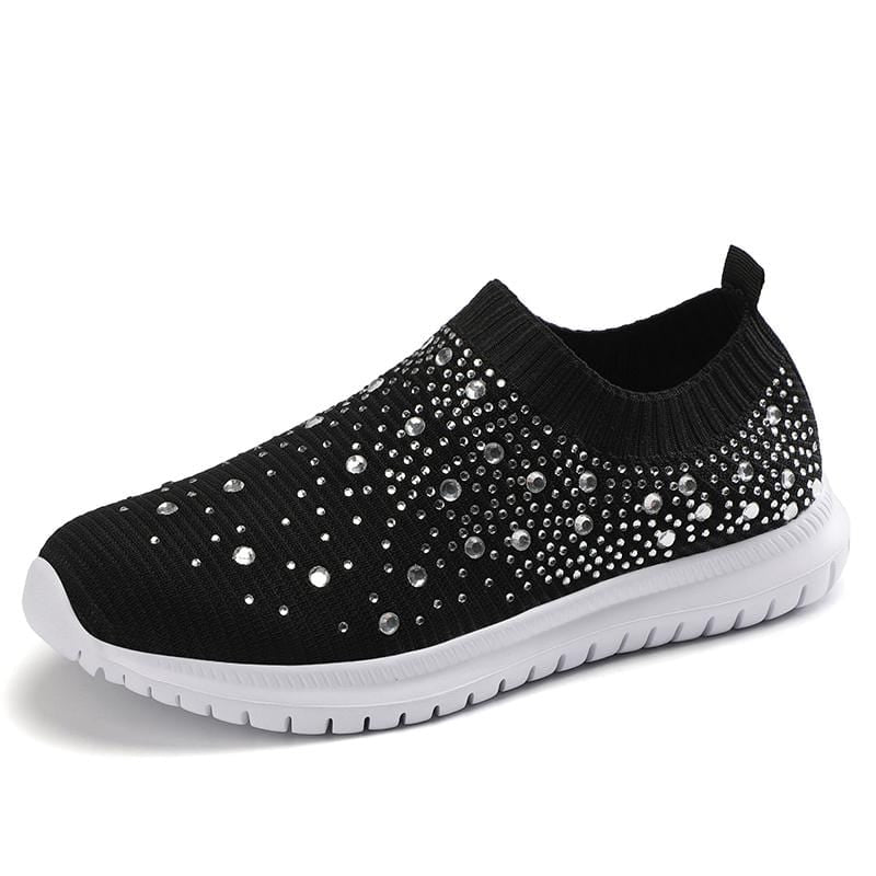 Damyuan Black / US6.5=EU37 Womens Athletic Running Sneakers Casual Non-slip Breathable Tennis Shoes Gym